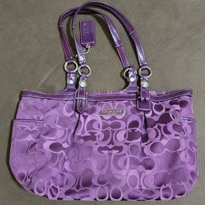 Purple Coach Purse